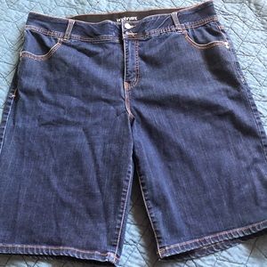 Lane Bryant Denim Bermuda Short -Dark Wash size 20
